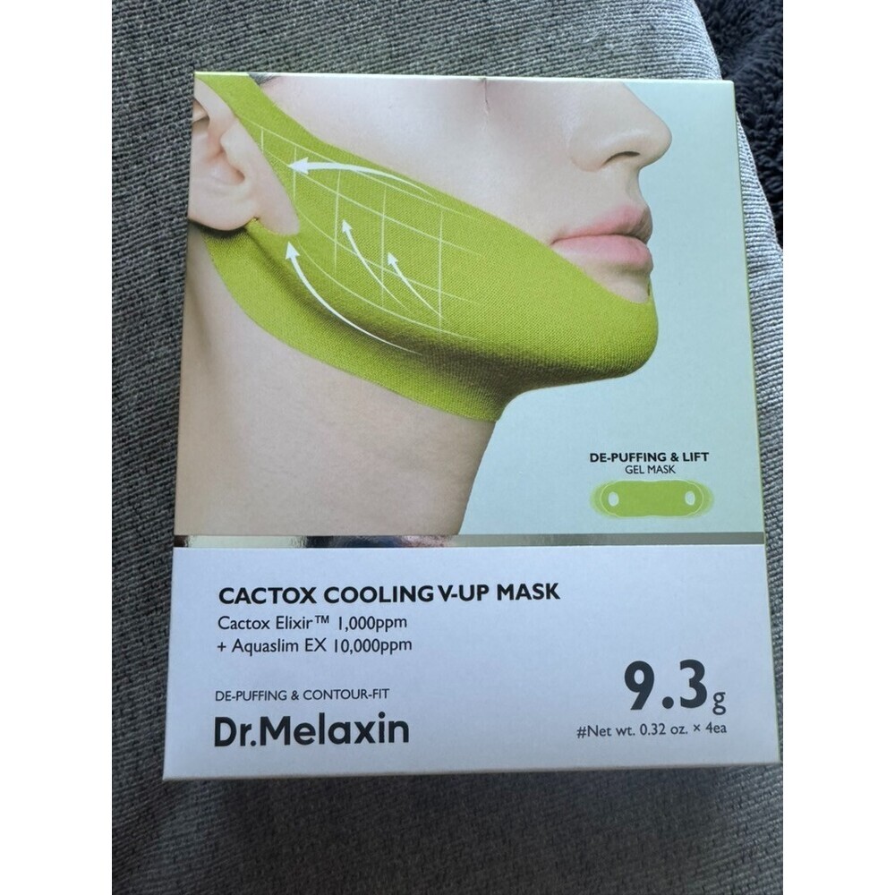 Dr.Melaxin Cactox Cooling V-Up Lifting Mask 4 Sheets De-Puffing Gel Aquaslim EX